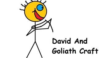 David And Goliath Craft man drawing