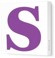 Purple Letter S N3