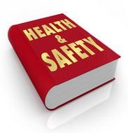 Clip art of Health And Safety book