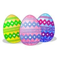 Easter Egg Border Clip Art N5