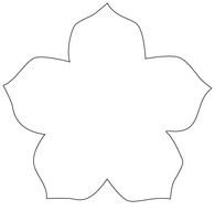 clipart of the Flower Shape