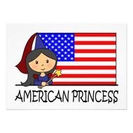Cartoon American Flag Clip Art N23