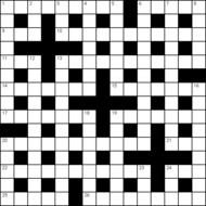 Crossword Puzzle Blank Grid Templates
