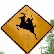 Deer Crossing Sign N9