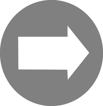 Gray Right Arrow White Shapes Arrows Shape