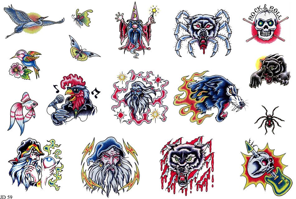 Free Tattoo Flash Sheets