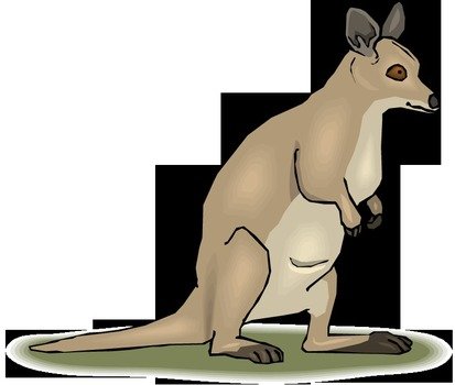 Kangaroo Clip Art N64
