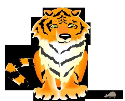 Tiger Clip Art N90