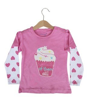 Sweetest Cupcake Pink Tee 1