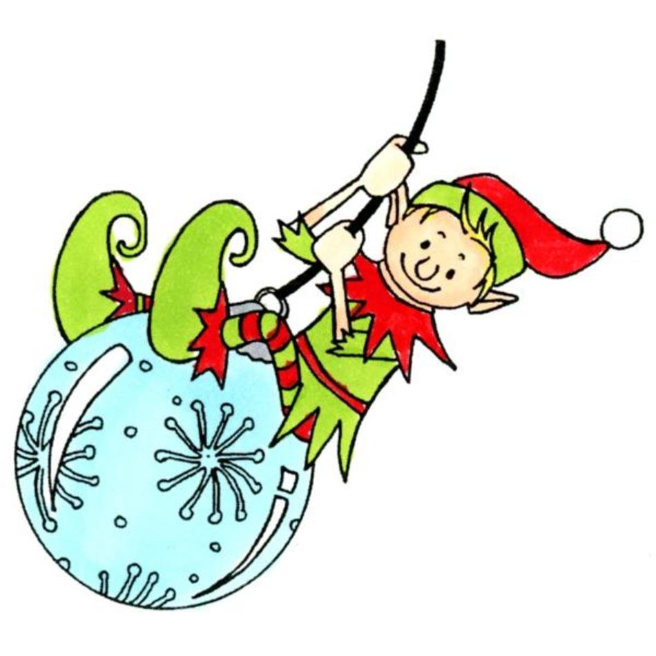 Elf Rubber Stamps