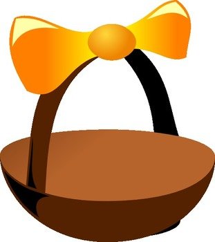 Empty Easter Basket Clip Art N6
