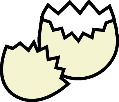 Cracked Egg Clip Art N17