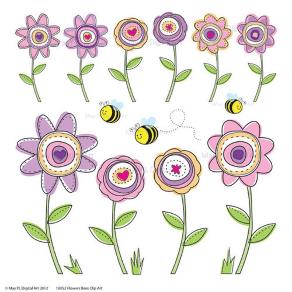 Free Spring Flower Clip Art N67