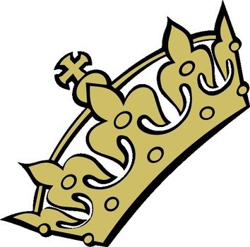 Gold Tiara Princess Clip Art