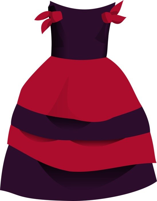 İllustration of Girl Dress