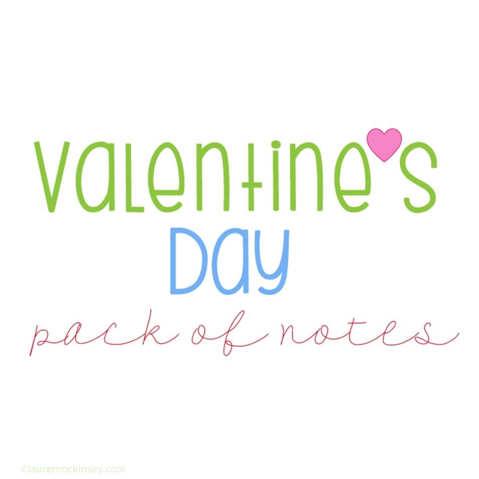 Valentines Day Notes