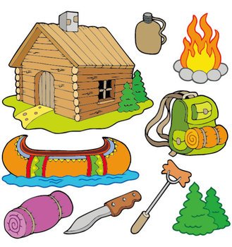 Free Cartoon Camping Clip Art N5