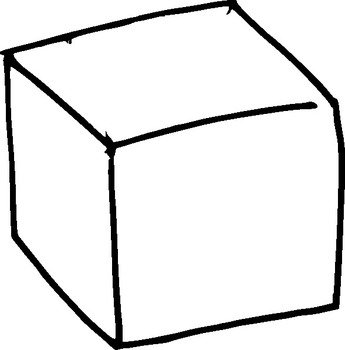 Cube Clip Art Black And White N3