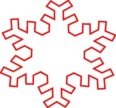 Snowflake Outline Clip Art N3