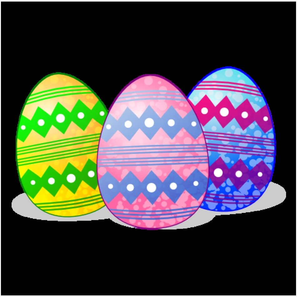 Easter Egg Border Clip Art N5
