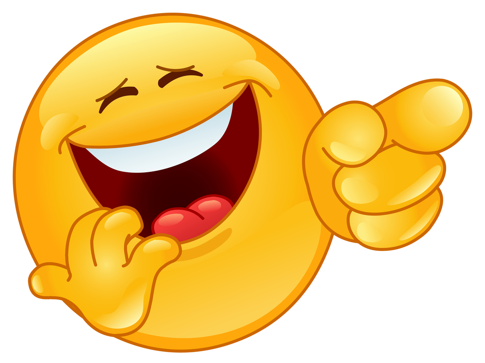 Clipart of Laughing Smiley Face free image