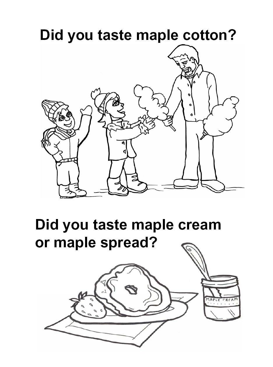 Maple Syrup Coloring Pages free image download