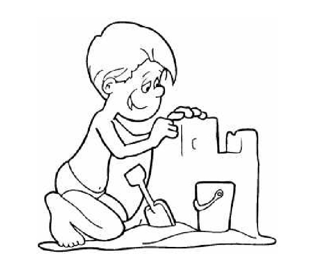 Sand Castle Coloring Pages N3 free image download