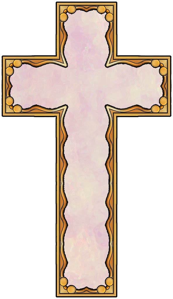 Wooden Patterned Cross clipart free image download