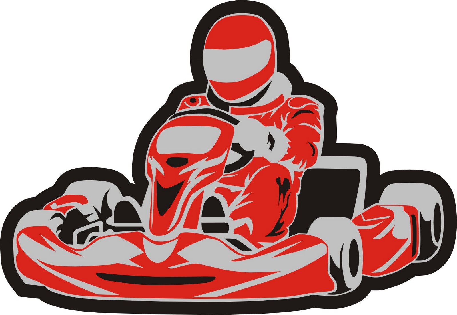 Cartoon Go Kart drawing free image download