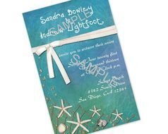 Beach Theme Quinceanera Invitations Templates