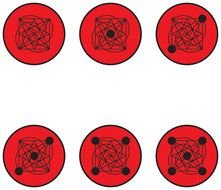 Round dice sides clipart