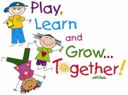 clipart of the play learn and grow together