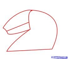 How To Draw An Easy Horse Head