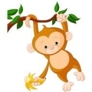 Animal Baby Monkey Clip Art N6
