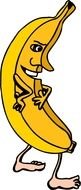 Banana Cartoon drawing