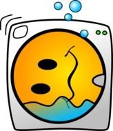 Washing Machine Smiley drawing