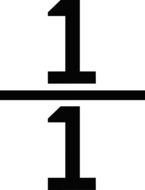 1 4 Fraction drawing