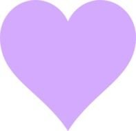 Light Purple Heart Clip Art N2