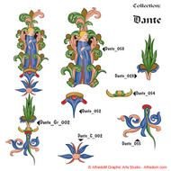 Illuminated Letters Clip Art N2