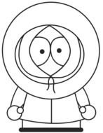 South Park Kenny Coloring Pages drawing