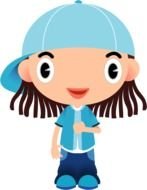 Cartoon Tomboy Girl N4