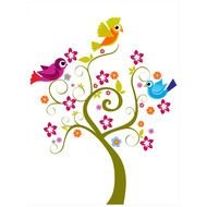 fairy tree with birds