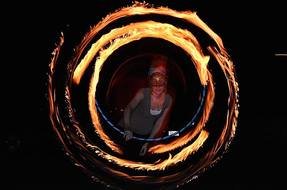 Burning Ring Of Fire as picture for clipart