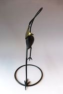 Vintage Austrian Bronze Modernist drawing