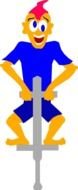 Pogo Stick drawing