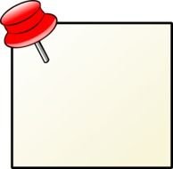 Reminder Note Clip Art Pins