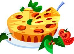Quiche pie, Clip Art