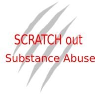 Scratch Out Substance Abuse Logo2 Clip Art