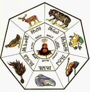 Native American Cherokee Tribe Symbol