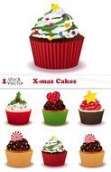 Free Christmas Clip Art Cakes